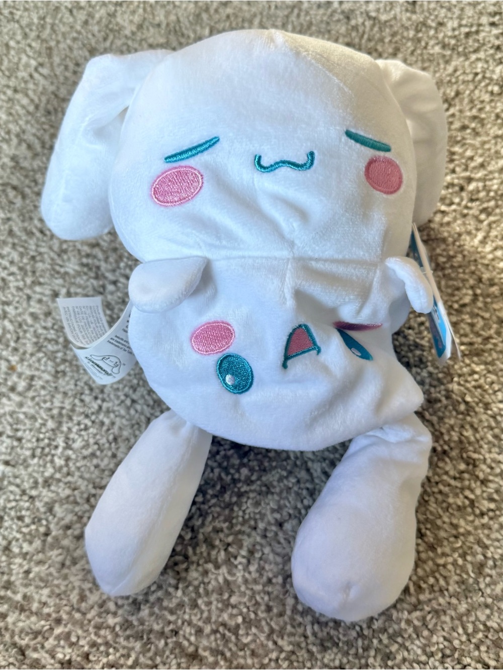 TeeTurtle Sanrio Cinnamoroll Reversible Cute Plush Hello Kitty & Friends